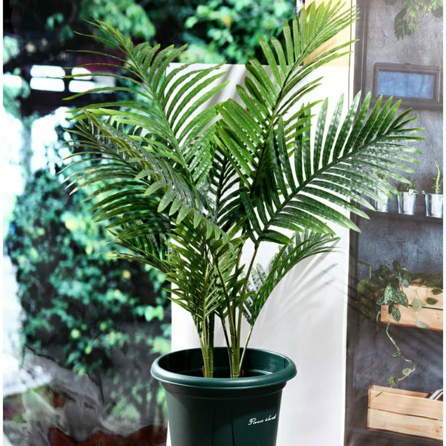 Combo chậu nhựa cao cấp Flower Island + Đế lót chậu bánh lăn có khay hứng nước thông minh