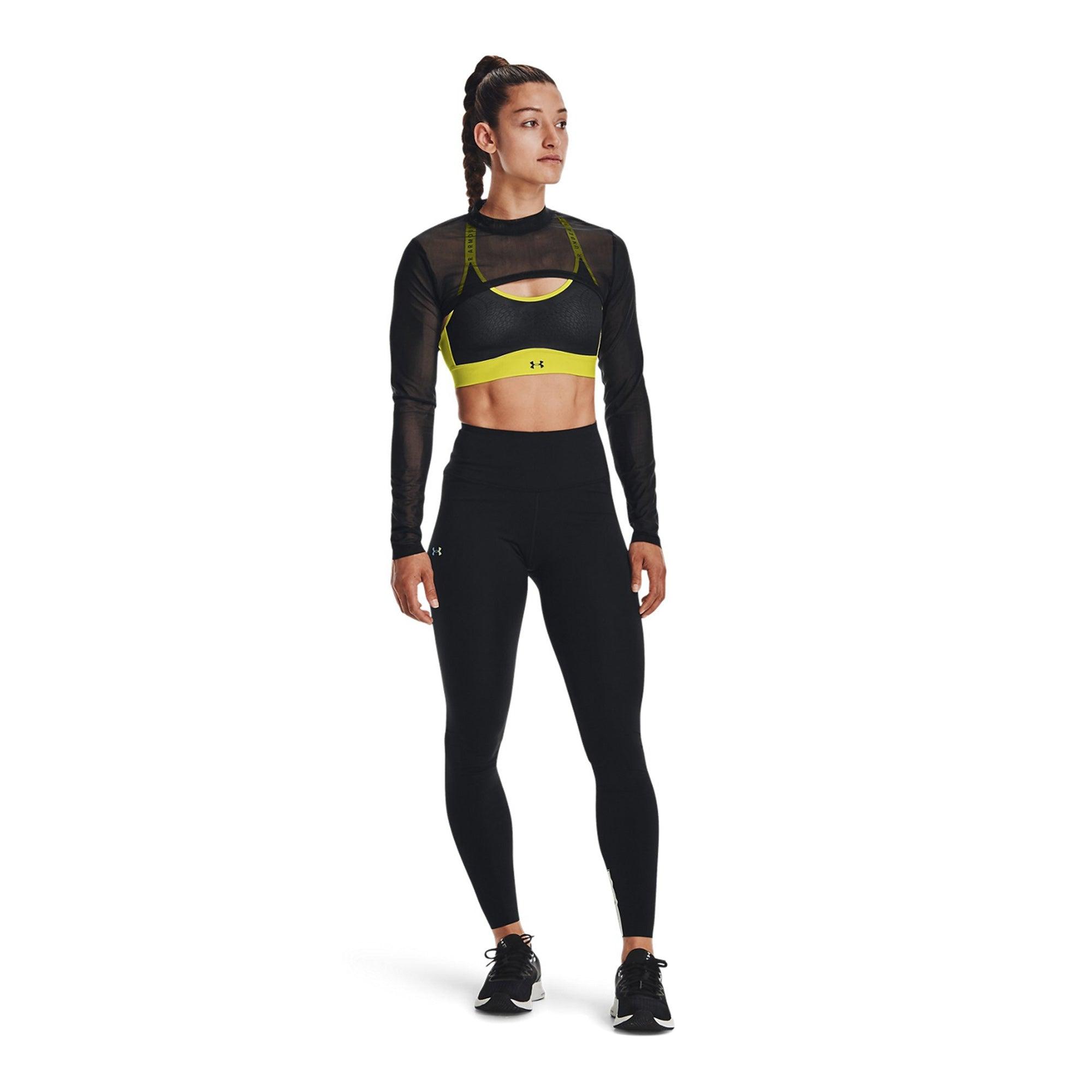 Áo thun tay dài thể thao nữ Under Armour Mesh Crop Mock - 1365997