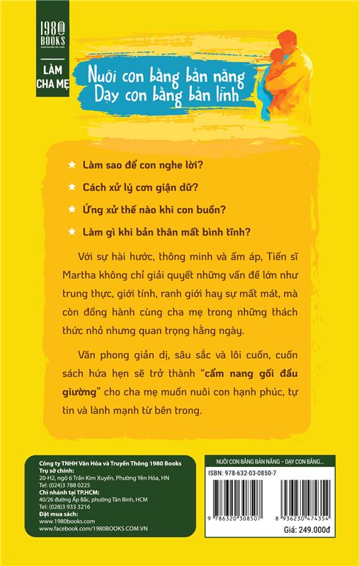 Sách Nuôi Con Bằng Bản Năng - Dạy Con Bằng Bản Lĩnh