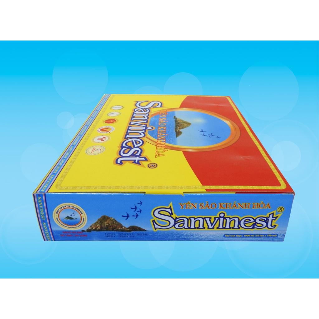 Nước Yến sào Sanvinest Khánh Hòa đóng lon 190ml, hộp 10 lon - Có đường 121