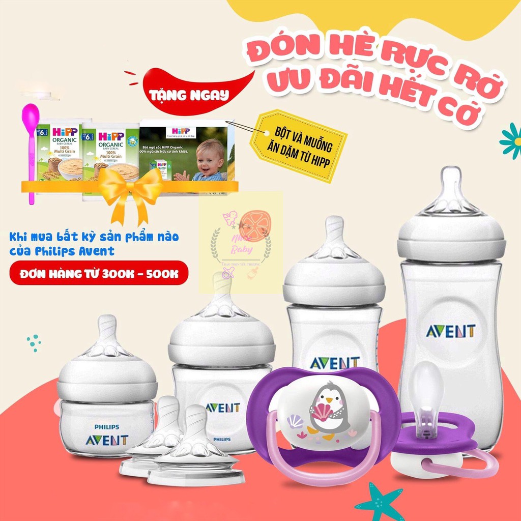 Bình Sữa Philips Avent Nhựa PA Siêu Cao Cấp 125ml , 260ml