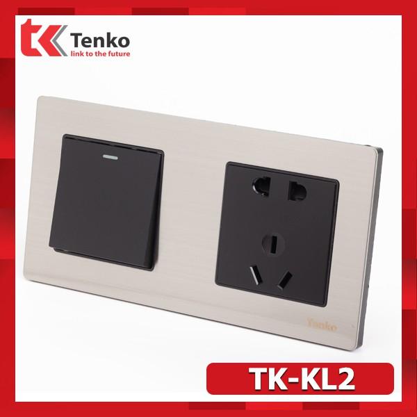 Ổ Cắm, Công Tắc Âm Tường Đa Năng 2 Module TK-KL2