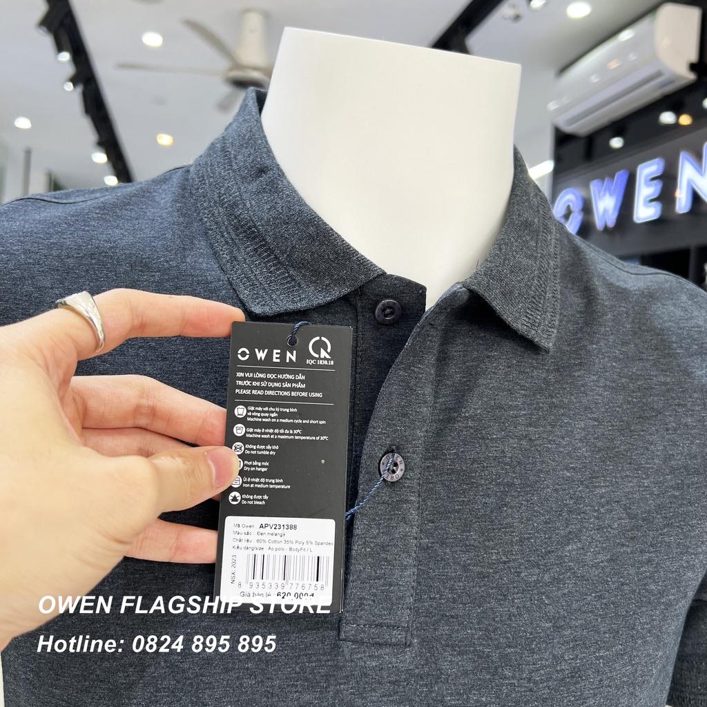 Áo Polo nam Owen chất Cotton thấm hút mồ hôi thoáng mát Mã APV231388