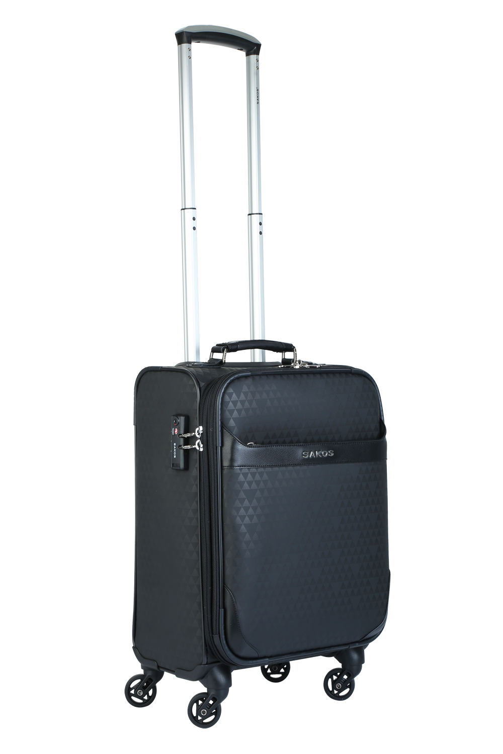 Vali Kéo Vải Doanh Nhân SAKOS LAVISTA 4.5FG - Xách Tay - Vải Oxford Trượt Nước