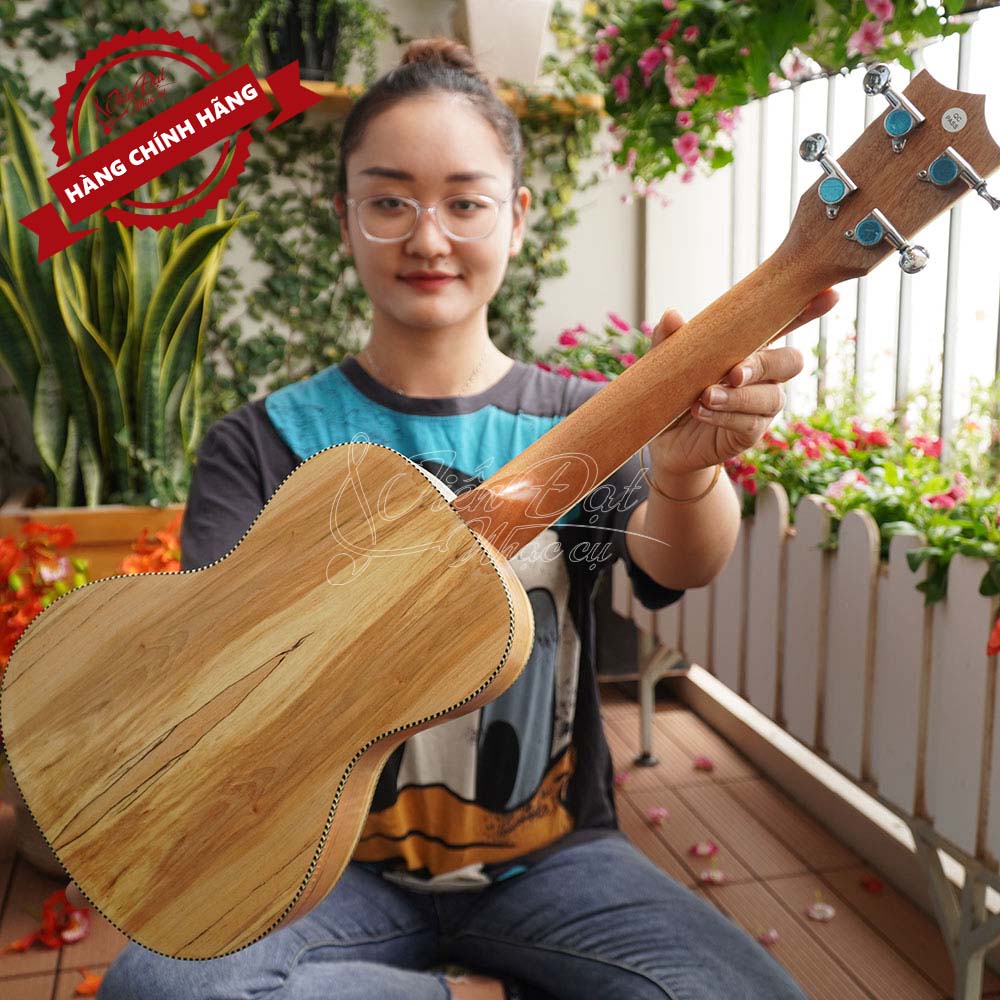 Đàn Ukulele Concert Chard U-24I, Mặt Đàn Gỗ Vân Mộc - Hàng Chính Hãng