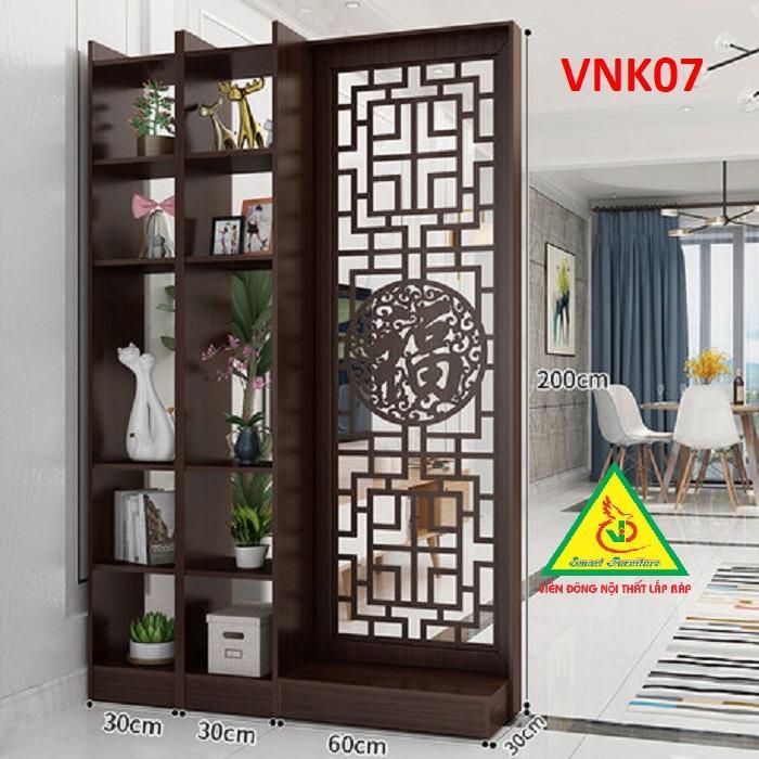 Vách ngăn phòng khách - nhà bếp Vách ngăn phòng VNK07A - Nội thất lắp ráp Viendong Adv