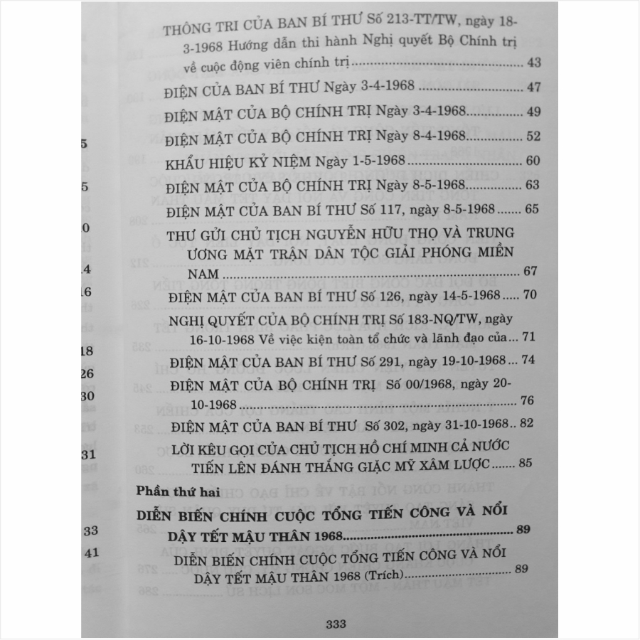 Sách Cuộc Tổng Tiến Công Và Nổi Dậy Xuân Mậu Thân 1968 - V2273D