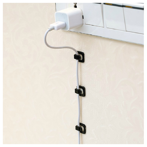 Bộ 18 Nẹp Dán Tường Cố Định Dây Điện Chống Rối - Kẹp Giữ Dây Cáp Sạc GD582-Vi18NDD