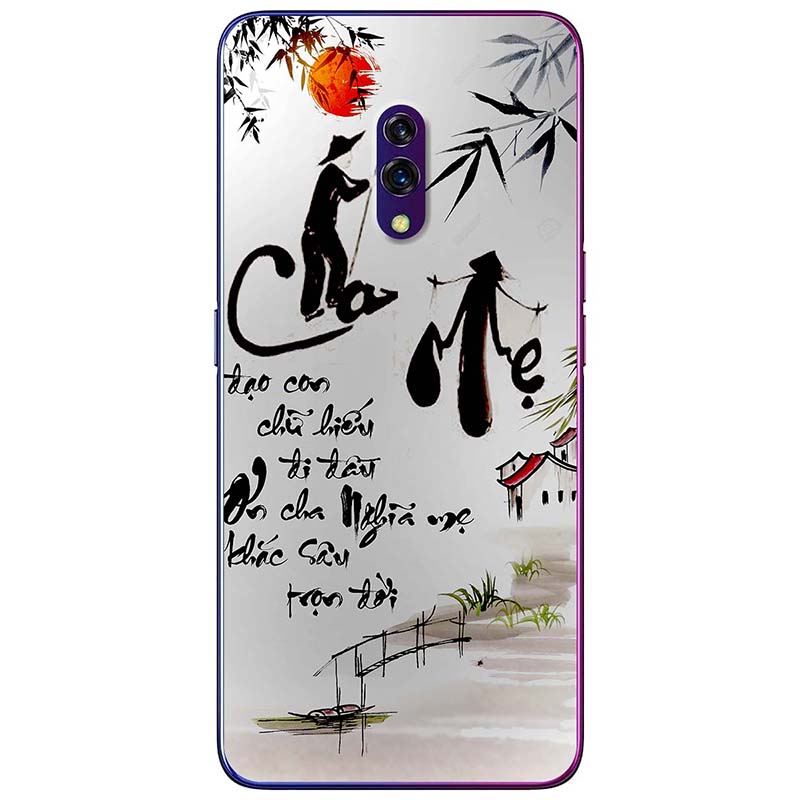 Ốp lưng dành cho Oppo K3 mẫu Thư pháp cha mẹ
