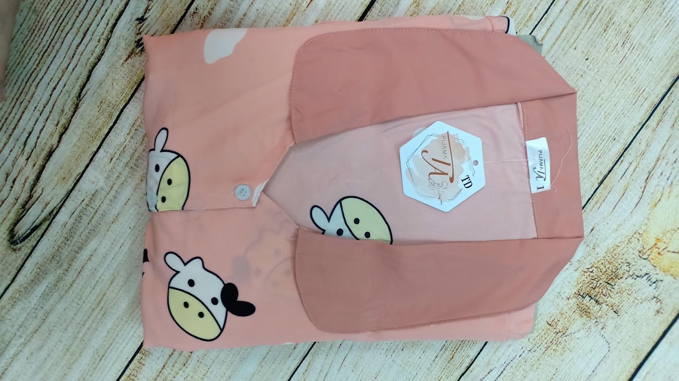 Bộ lụa thái dài tay phồng siêu cưng