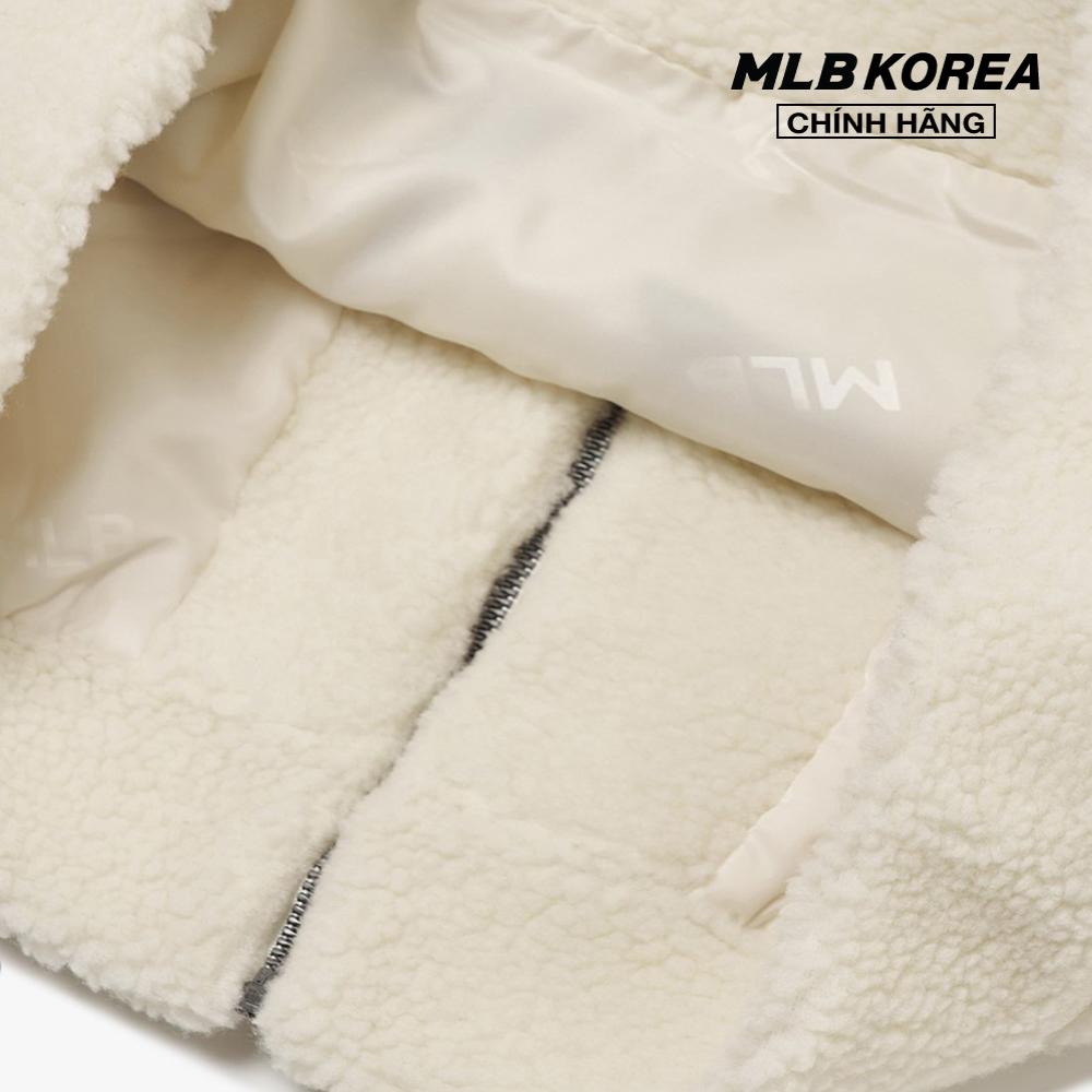 MLB - Áo khoác lông cừu cổ bẻ tay dài thời trang 3AJPF0216