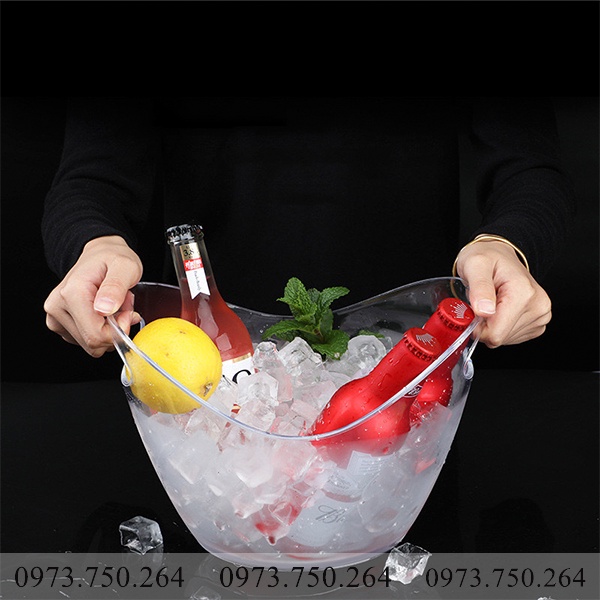 Xô ướp đá rượu vang trong 8 lít