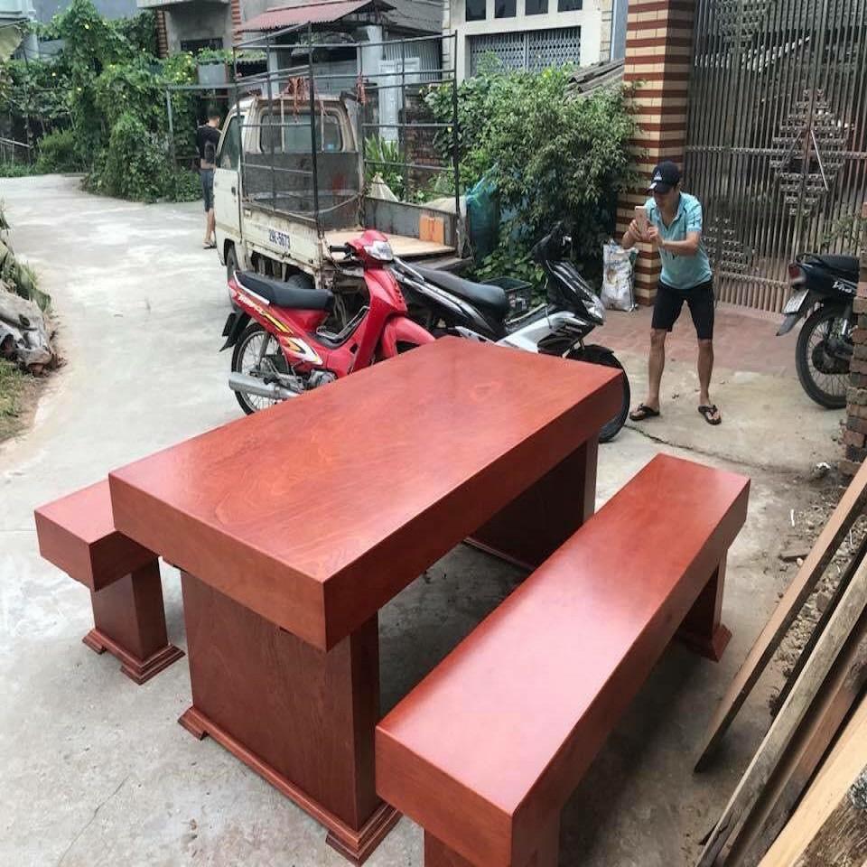 Bộ Bàn Ghế K3 Gỗ Xoan Đào