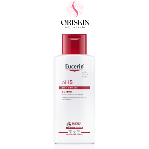 Sữa Dưỡng Thể Cho Da Cơ Thể Nhạy Cảm Eucerin Sensitive Skin Ph5 Lotion (250ml)