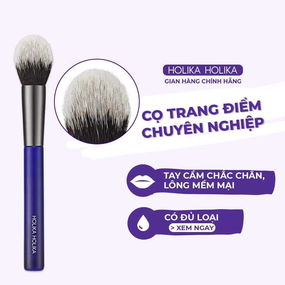 Cọ đánh phấn má Holika Holika Magic Tool Cheek Brush 15,8x2,7 (cm)_18637