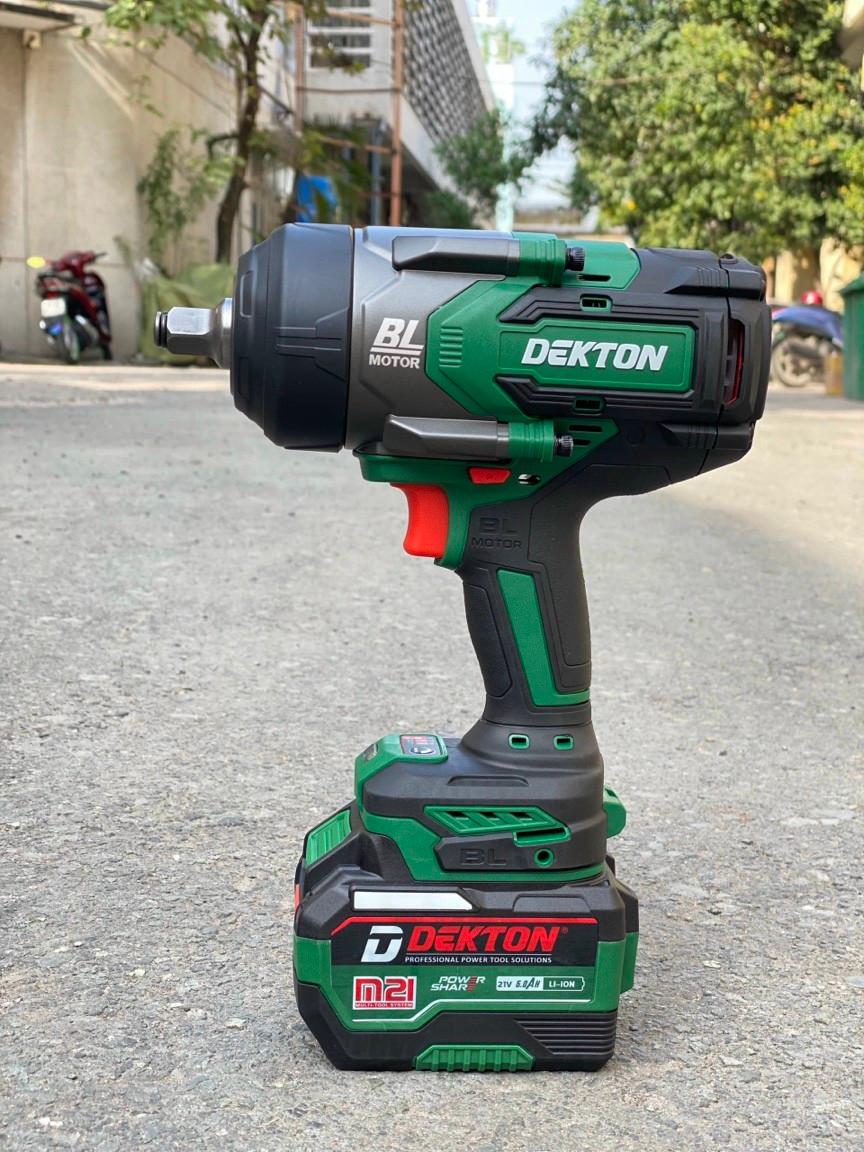 MÁY VẶN BULONG PIN 21V 1/2" DEKTON M21-IW1500N - HÀNG CHÍNH HÃNG
