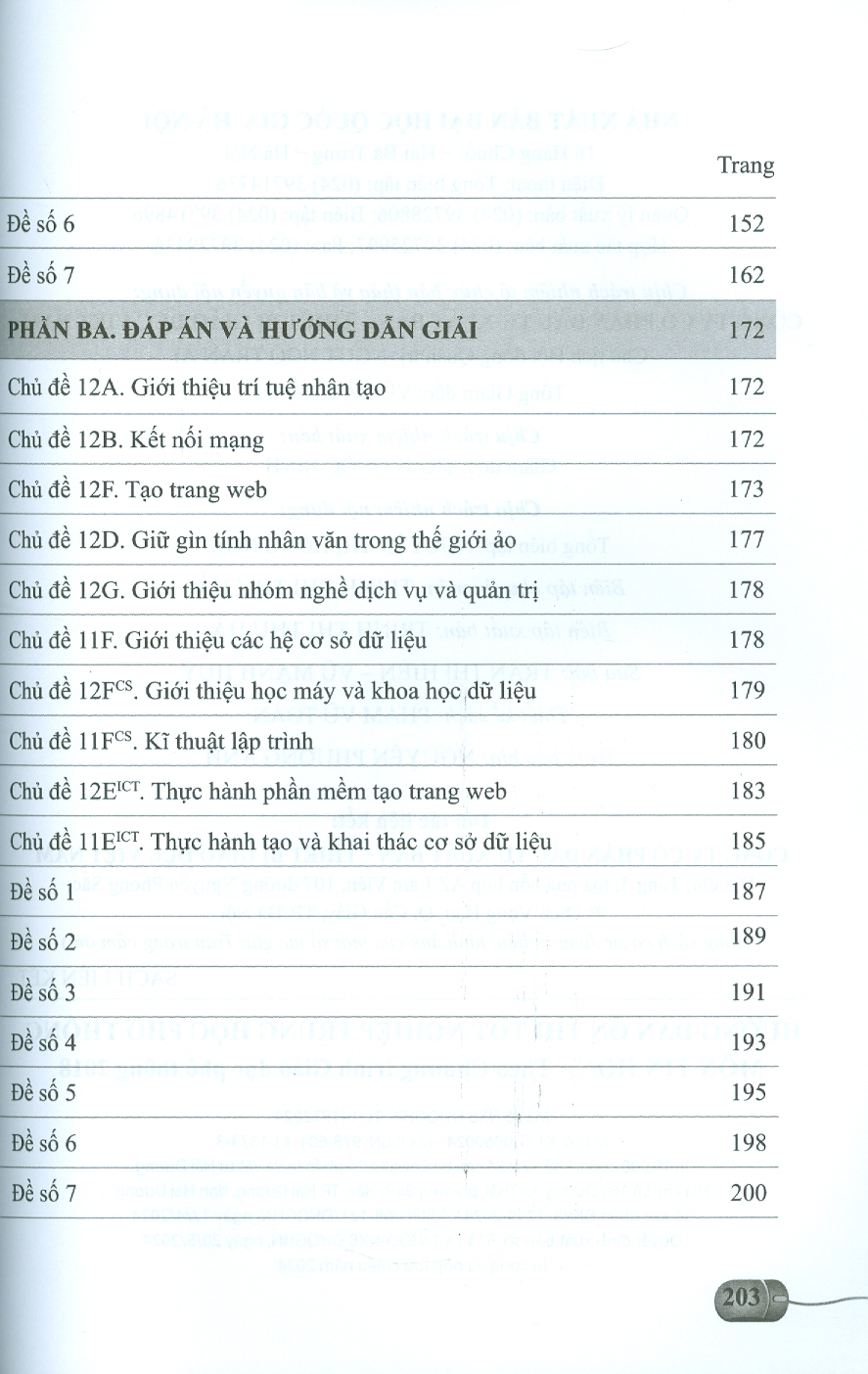 Hướng Dẫn Ôn Thi Tốt Nghiệp THPT Môn TIN HỌC (Năm 2024 - 2025) - Nguyễn Chí Trung chủ biên, Phạm Thọ Hoàn, Nguyễn Thị Thanh Huyền, Đỗ Trung Kiên, Nguyễn Thế Lộc