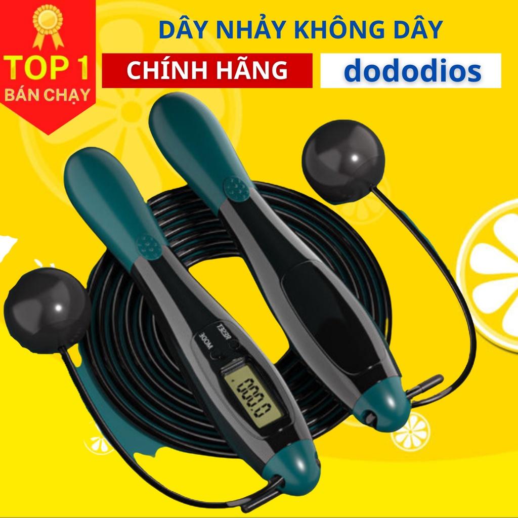 Dây Nhảy Đếm Số Vòng Tự Động, Dây Nhảy Không Dây, 4 Chế Độ, Chống Trượt