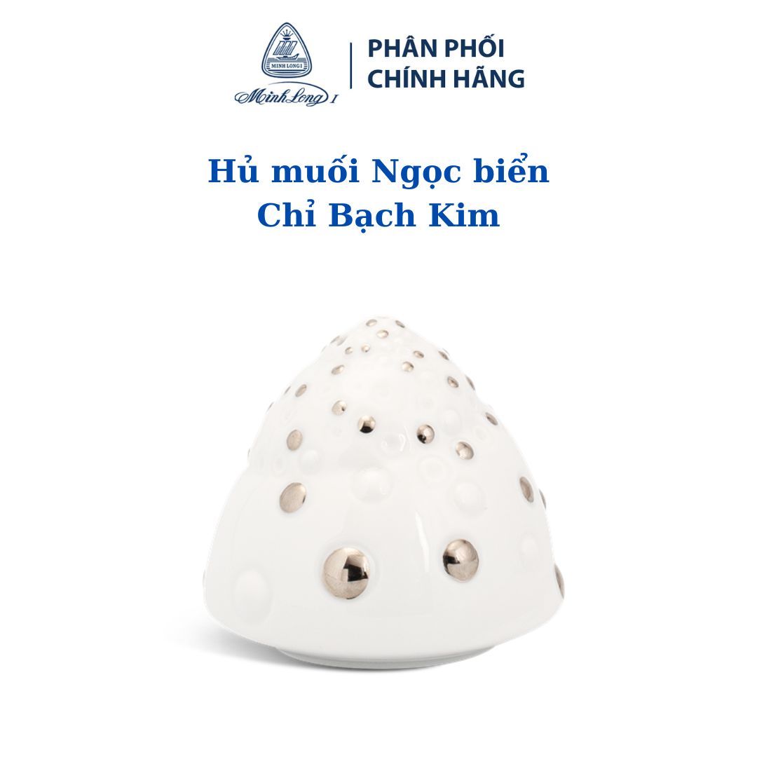 Hủ muối Ngọc Biển Chỉ Bạch Kim 090636043 - Gốm sứ cao cấp Minh Long 1