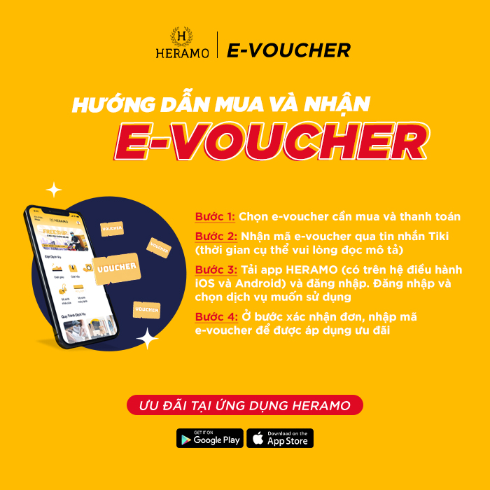 HCM [E-Voucher] Giảm 50% Dịch vụ Vệ Sinh Giặt Sneaker, Giày Thể Thao - giao nhận tận nơi tại ứng dụng HERAMO