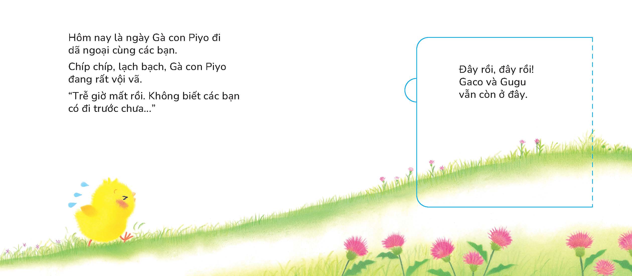 Gà con Piyo nói Lời cảm ơn - Sách tranh Pop-up