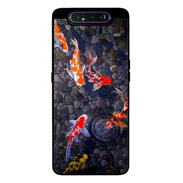 Hình ảnh Ốp Lưng Dành Cho Samsung A80 mẫu Cá Chép Sống Động - Hàng Chính Hãng
