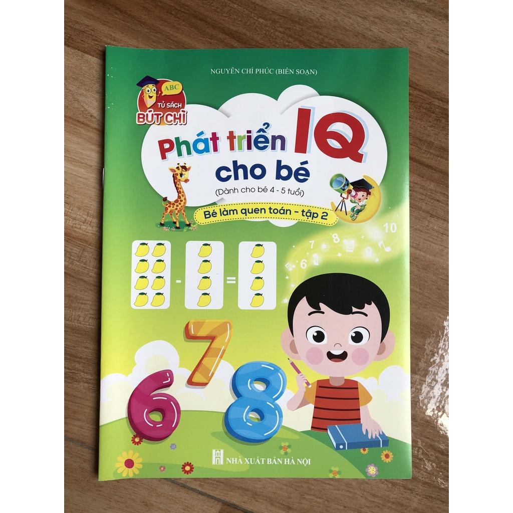 Sách - Combo phát triển IQ dành cho bé 4 đến 5 tuổi (Bộ 8 cuốn)