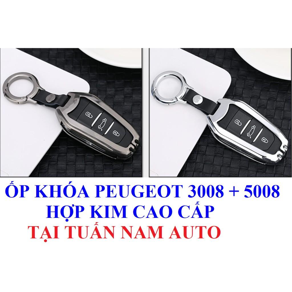 ỐP KHÓA cho xe PEUGEOT 3008 5008 2021 2020 2019 HỢP KIM SANG TRỌNG
