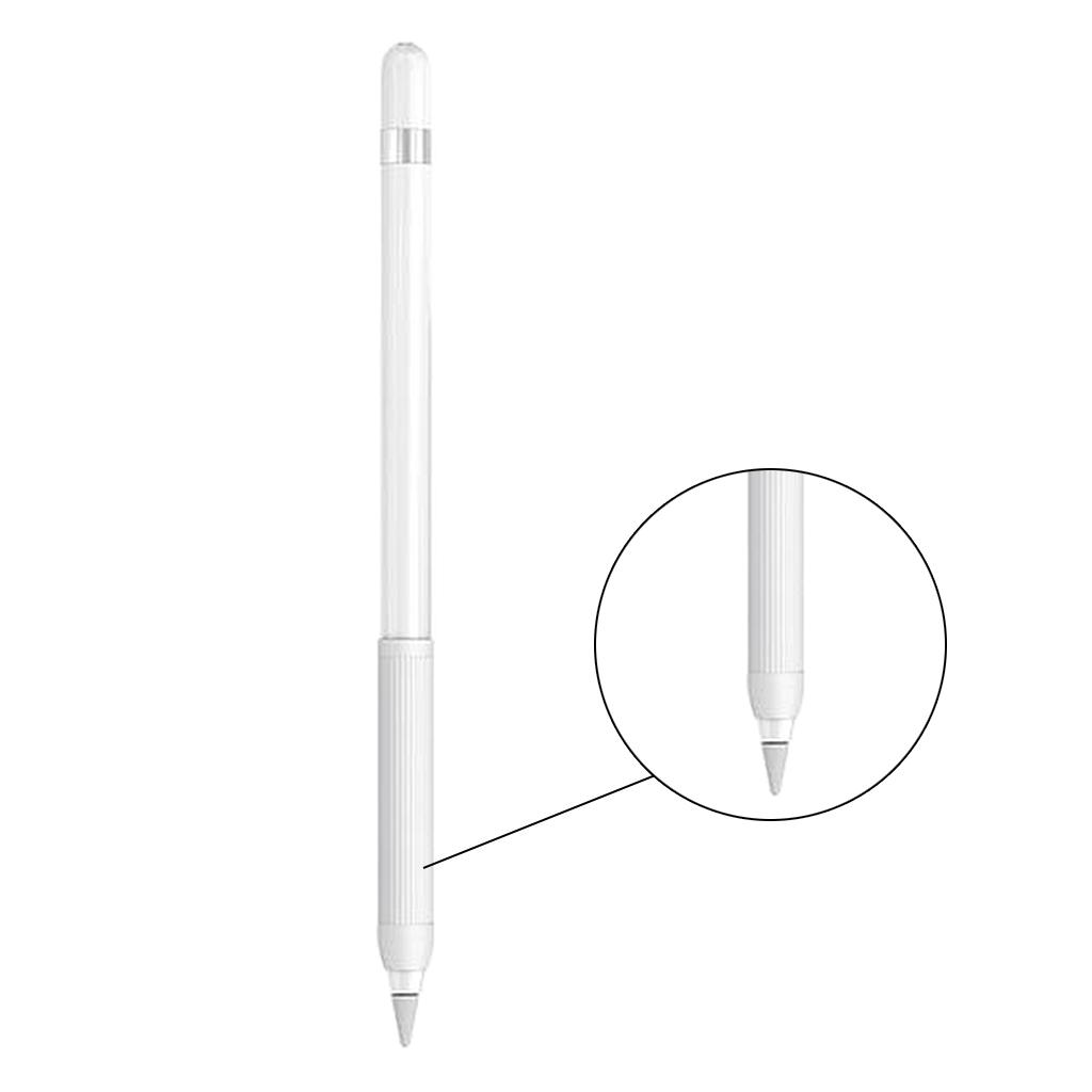 1 Pack Soft Grips Silicone Holder for Pencil 1st and 2nd iPad Air 4 10.9" 2020 iPad 9.7 iPad Pro 10.5/ 11/12.9/9.7 iPad 2019/2018 Pencil