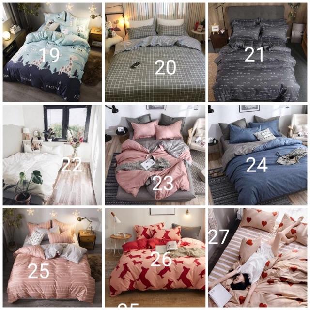 Bộ chăn ga gối poly cotton hàng nhập