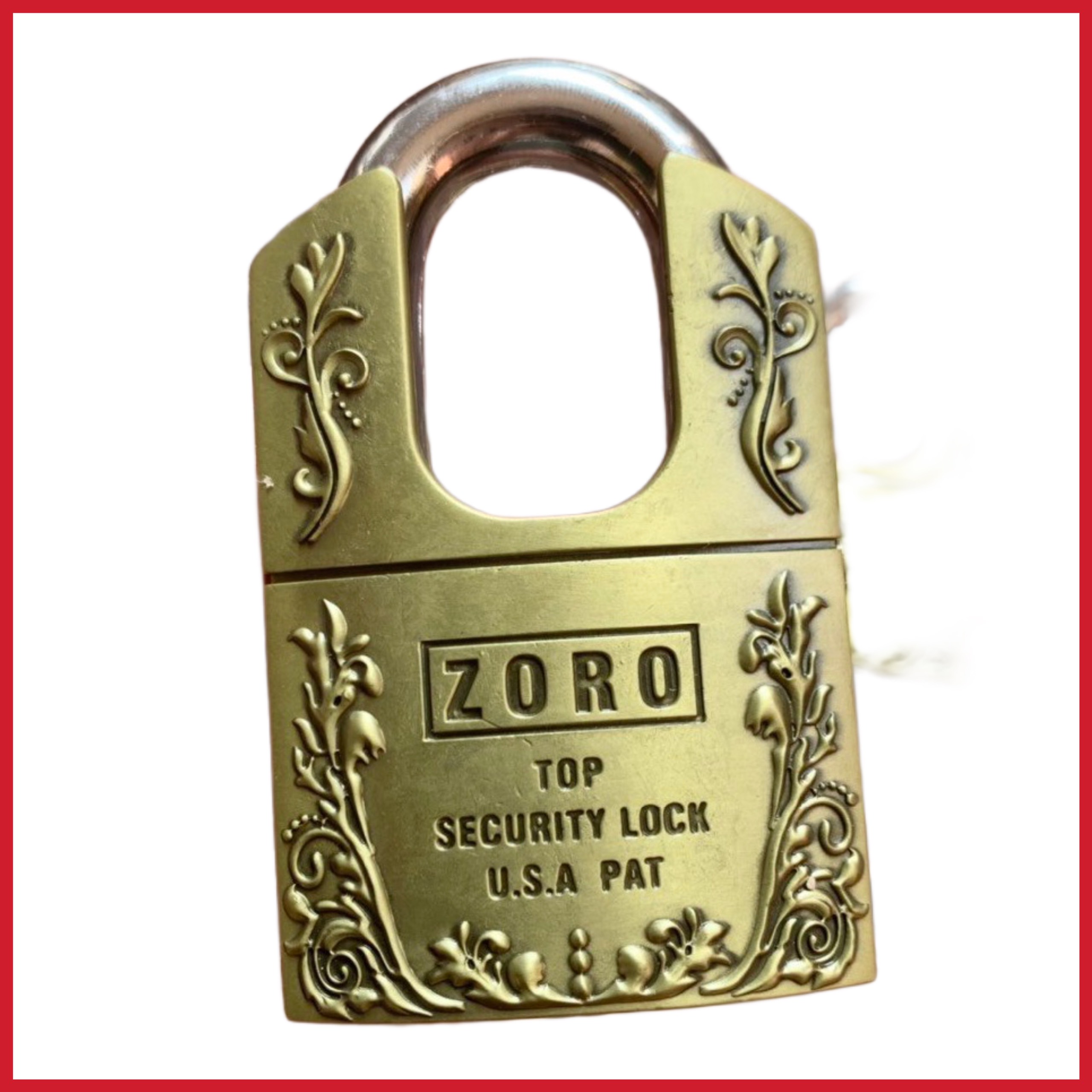 Ổ khóa chống cắt ZORO cao cấp 6 phân chìa tròn bông lúa càng chống cắt - khóa ngoài trời chống gỉ - công nghệ mỹ - hàng chính hãng