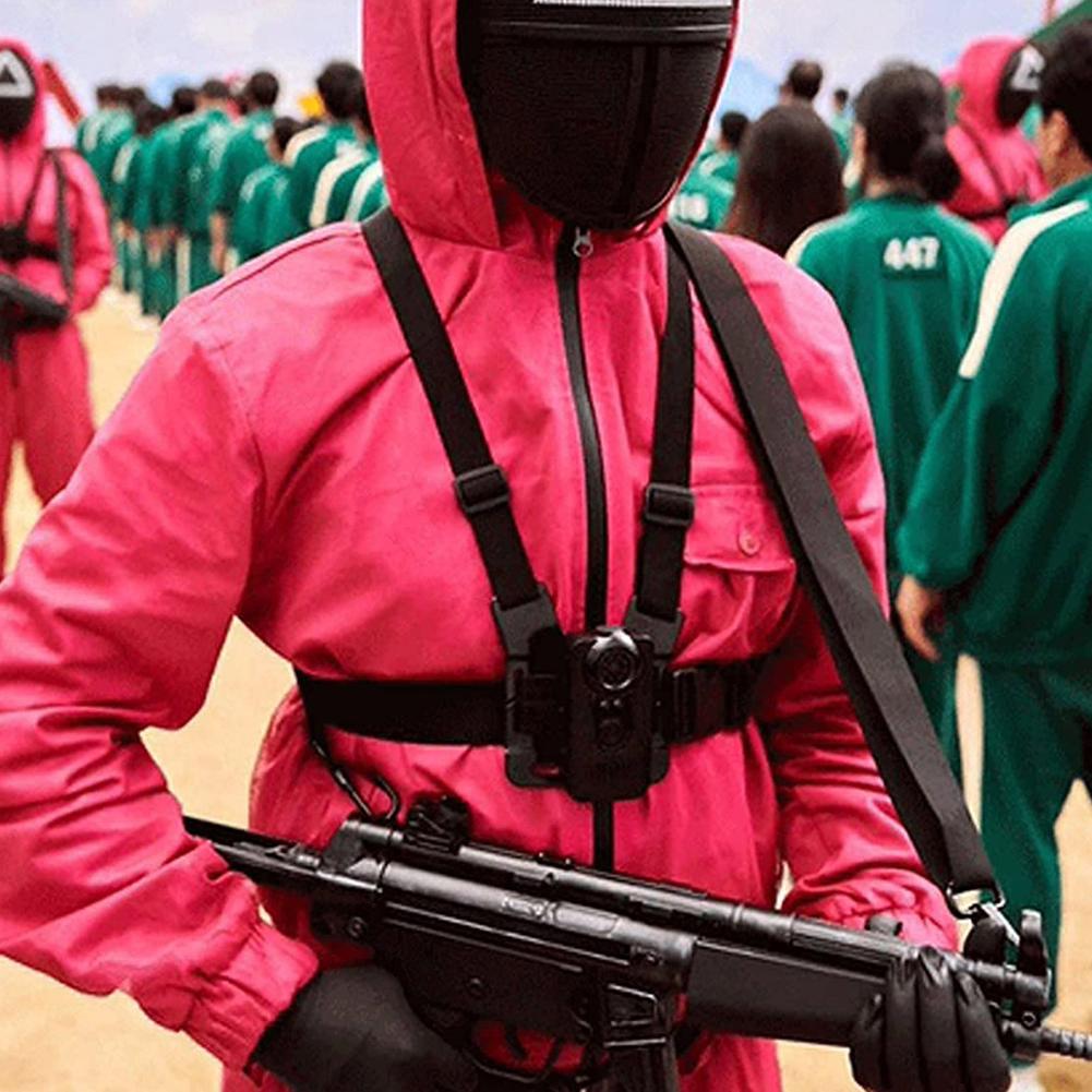 Có Thể Điều Chỉnh Nylon Cosplay Dây Lưng Ngoài Trời Săn Bắn Đi Bộ Dụng Cụ Nam Quân Sự Chiến Đấu Đai Lưng Co Giãn Chất Lượng Cao, Chịu Mài Mòn