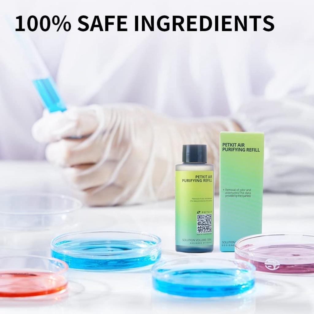 COMBO 2 Chai Dung Dịch Khử Mùi Dùng Cho Máy Vệ Sinh Cho Mèo Petkit Pura Max- HeliPet