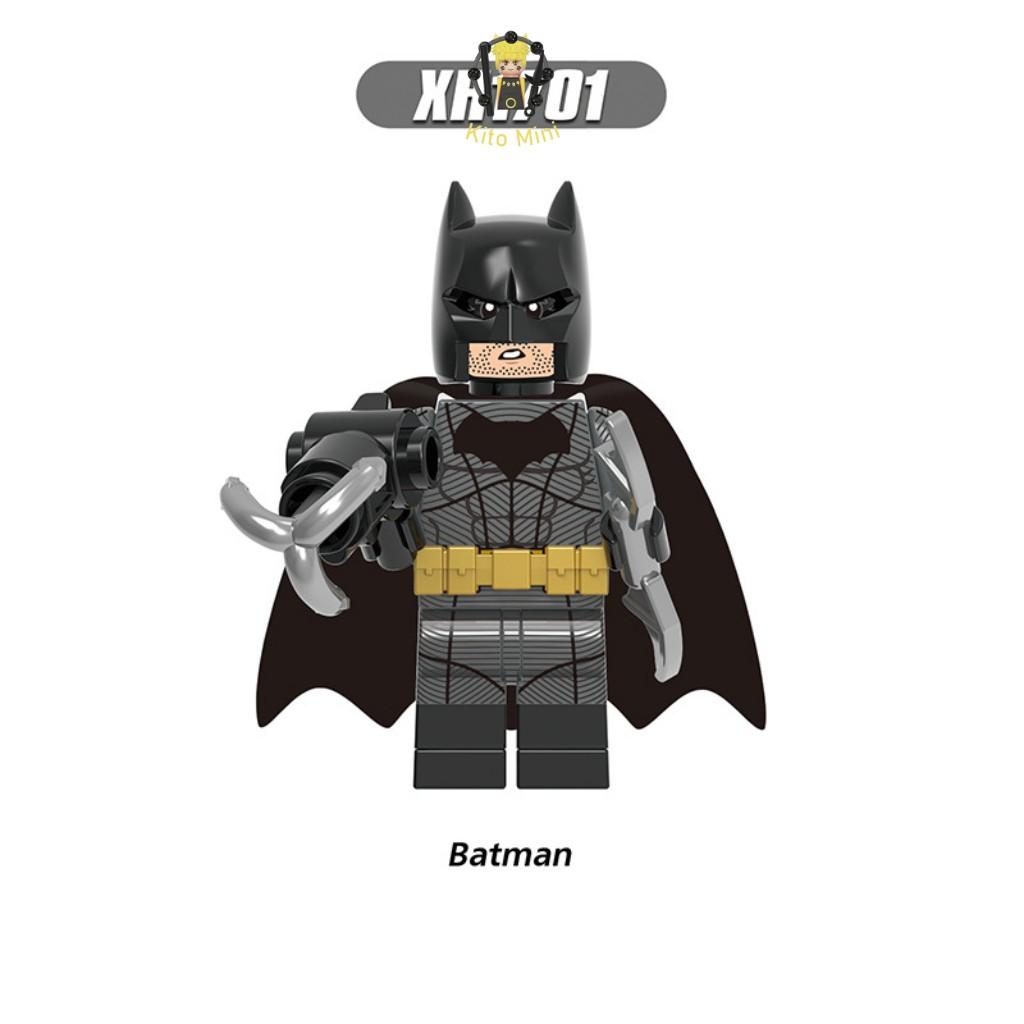 Minifigures Lắp Ráp Mô Hình Nhân Vật Phim Truyện Siêu Anh Hùng Batman Người Dơi Superman Justice league X0312