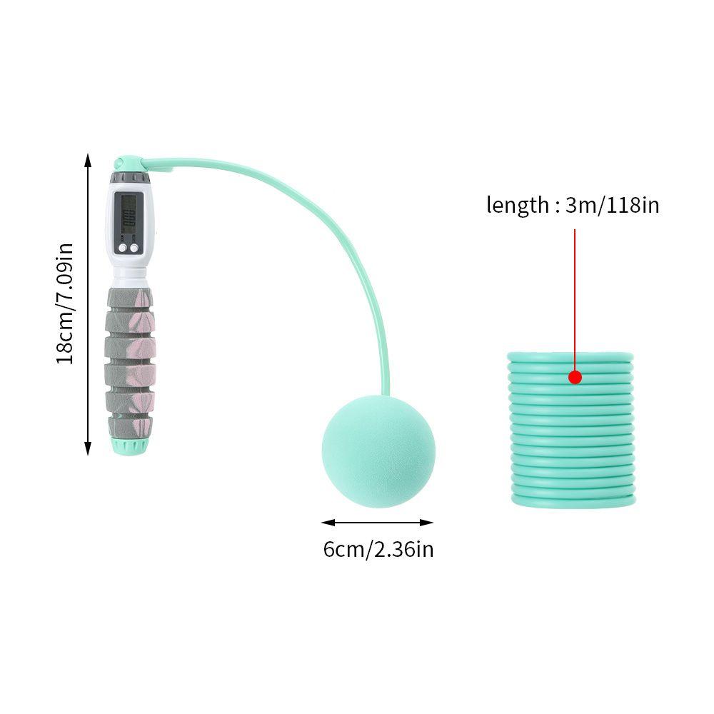 Không Dây Nhảy Dây Bỏ Qua Điện Tử Kỹ Thuật Số Chống Lại Với Màn Hình LCD Giảm Béo Dụng Cụ Tập Thể Hình Tập Thể Hình