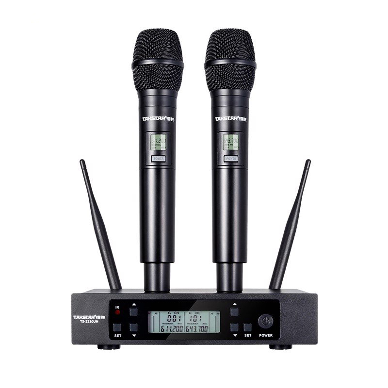 Takstar TS-3310UH - Micro Không Dây UHF Cho Phòng Học, Văn Phòng, Sân Khấu, Karaoke Gia Đình, Phạm Vi 100m - Hàng Chính Hãng