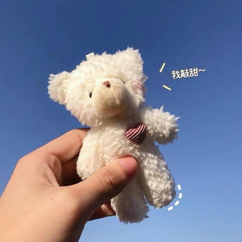 50K Móc khóa, cài balo siêu dễ thương GẤU TIM
