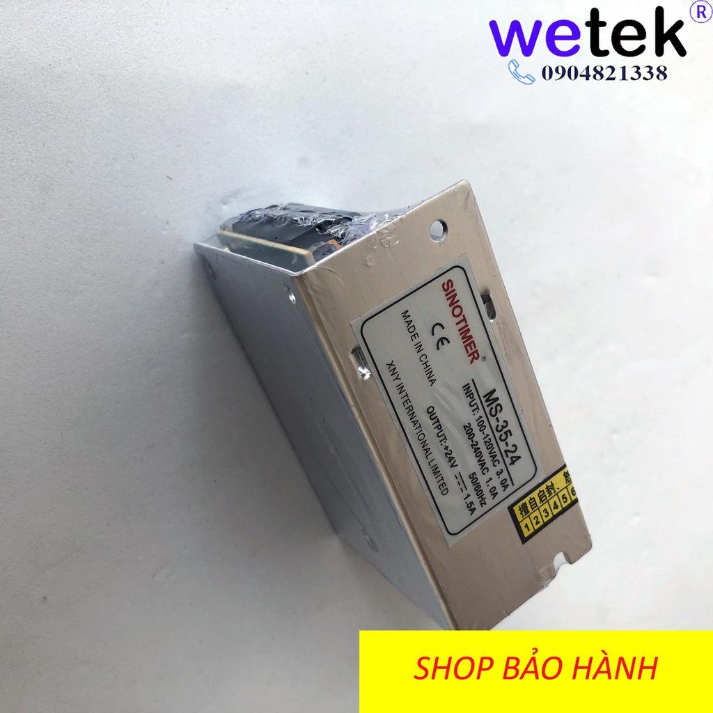 Nguồn xung tổ ong thương hiệu Sinotimer MS-35-24, 35W, 24Vdc, 1.5A, SMPS, hàng cao cấp bảo hành 12T