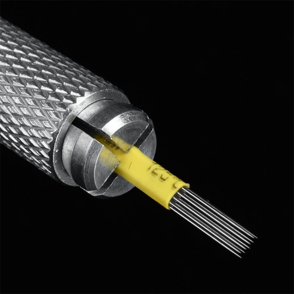 50pcs Professional Sterile  Disposable 3D Makeup Needles M2