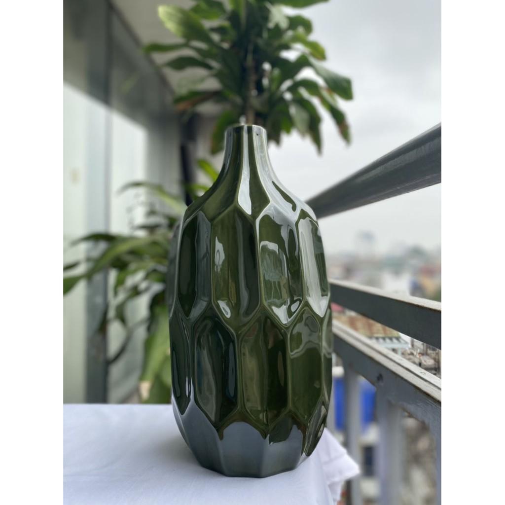 BÌNH HOA BÁT TRÀNG CAO CẤP DÁNG TỔ ONG LẠ MẮT