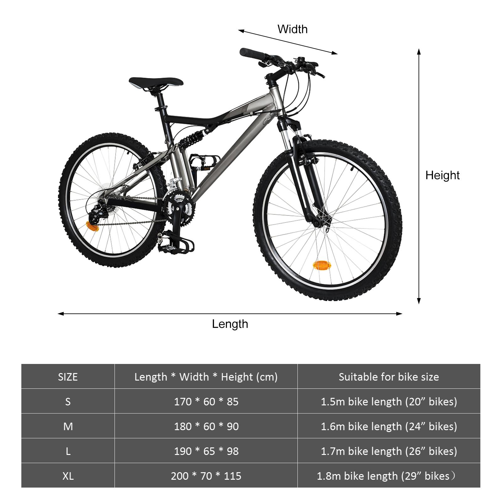 Bao đậy xe đạp không thấm nước chống bụi ngoài trời có lỗ khóa cho xe đạp leo núi
