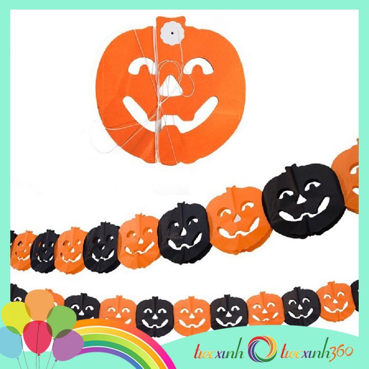 Banner giấy trang trí Halloween dài 3m