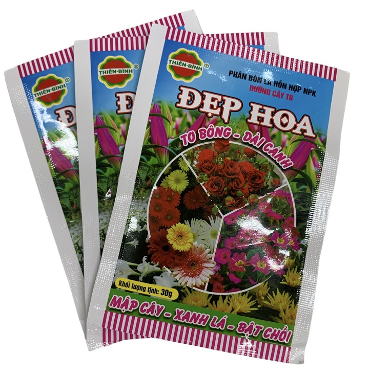 Phân Bón Đẹp Hoa - To Bông - Dày Cánh - Gói 30gr