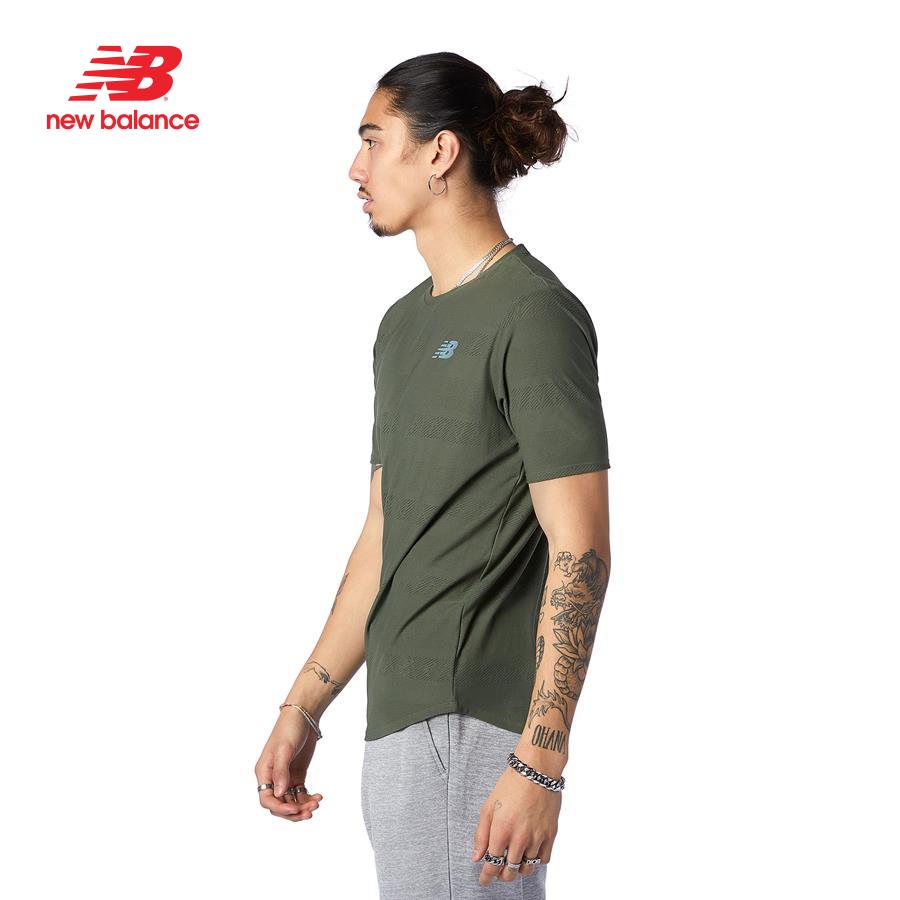 Áo thun tay ngắn thể thao nam New Balance Q Speed Jacquard - AMT13277NSE (form châu á