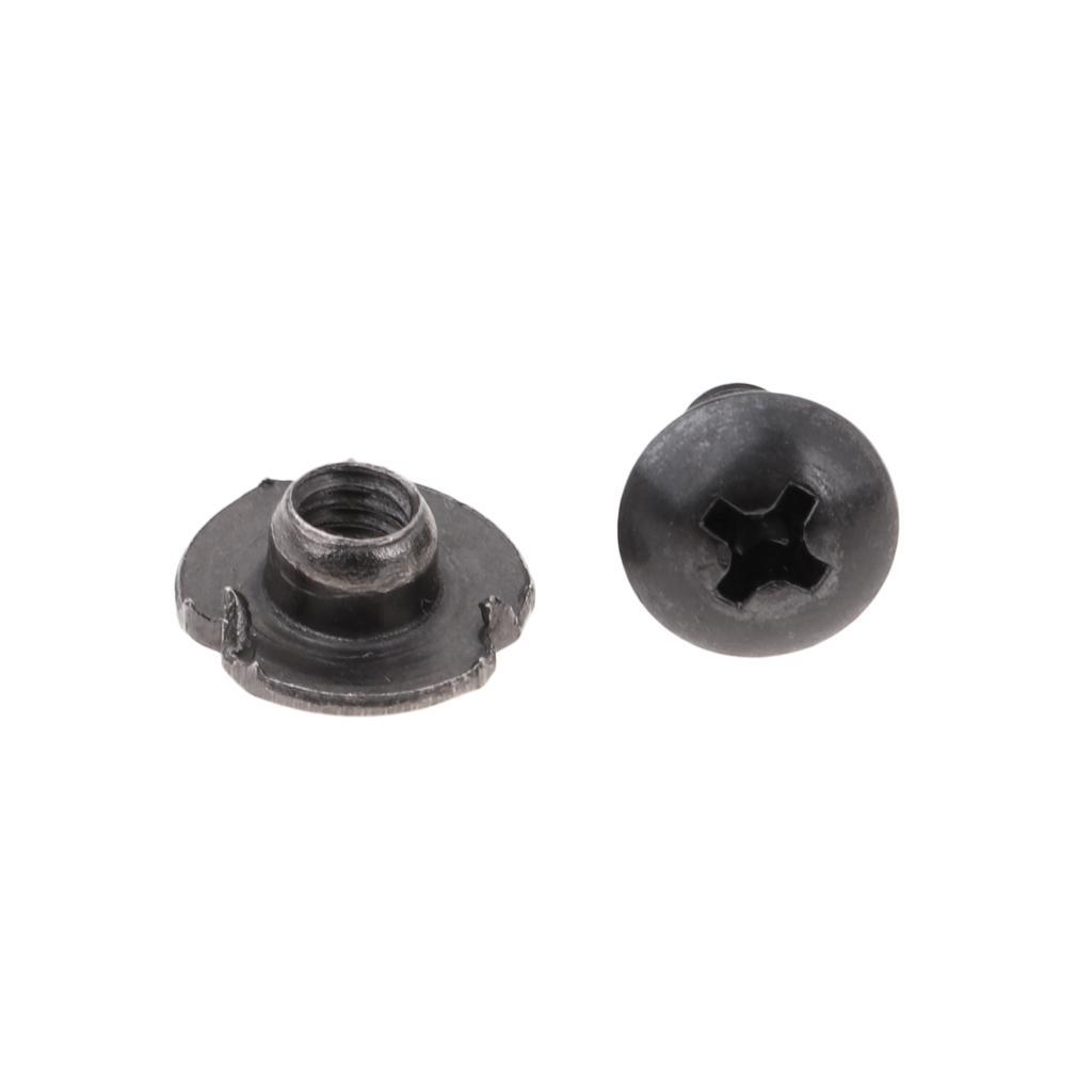 4 Pieces Replacement Ice Inline Roller Skate Shoes Strap Buckle Screw Nut