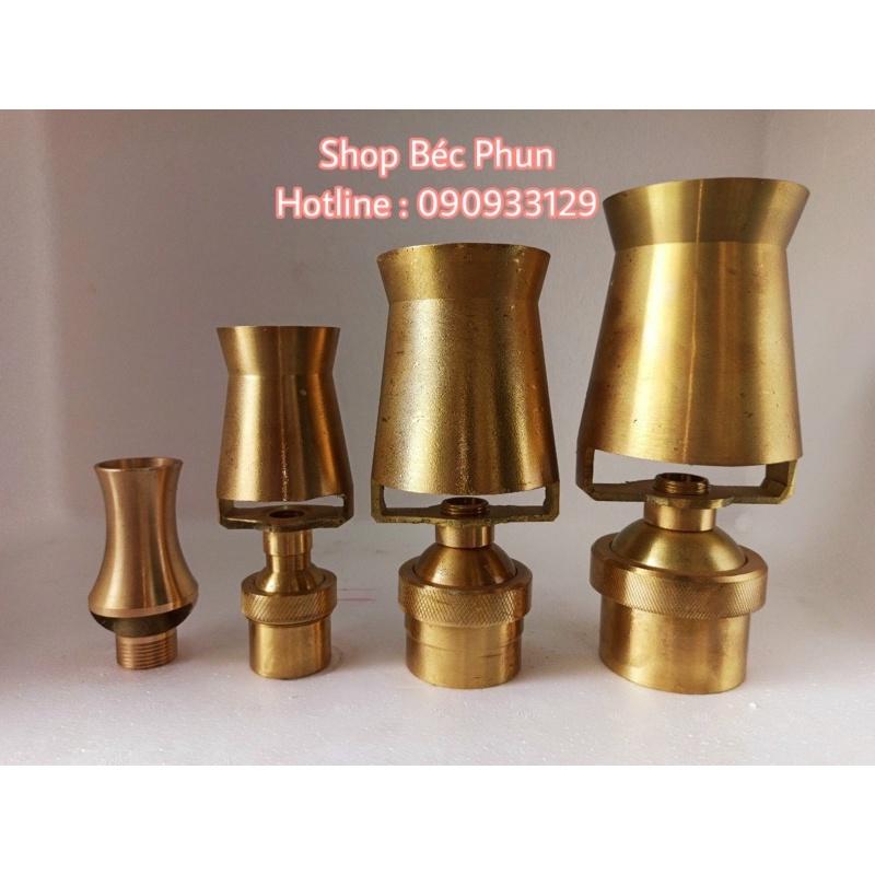 Béc phun cột nước bằng thau phi 21+27 , 34