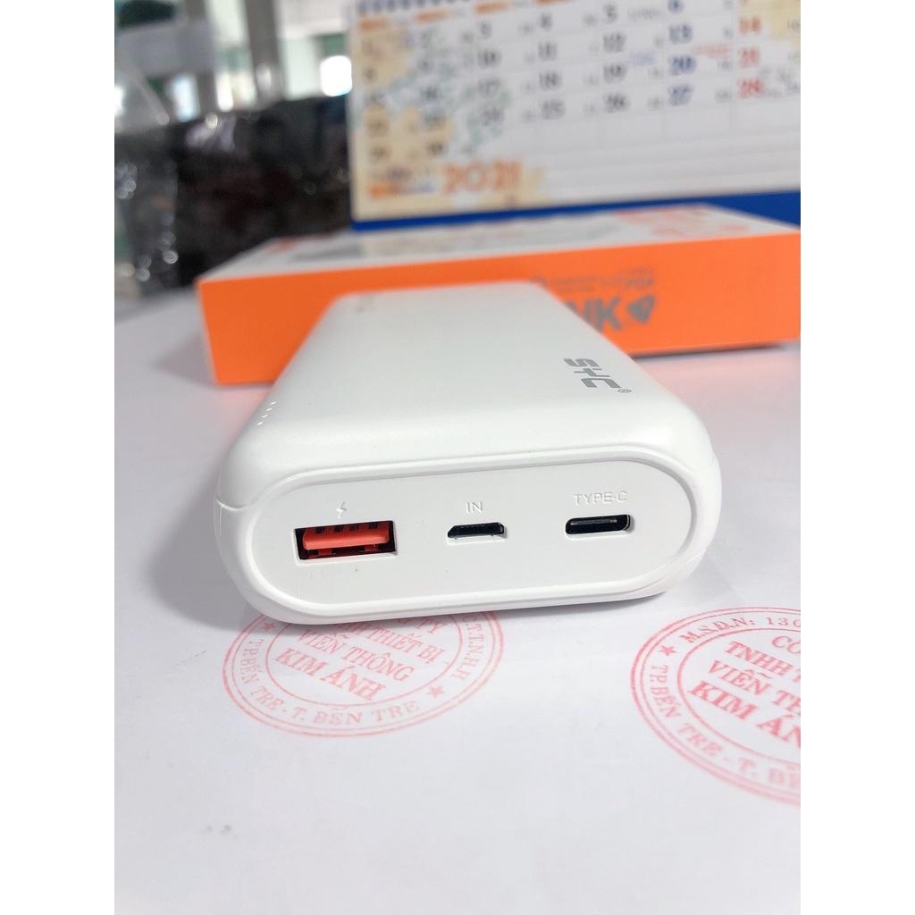 Sạc Dự Phòng SYC P382 dung lượng 20000 mAh (PD 18W, QC3.0) Sạc Nhanh 2 Chiều Type C, Hàng chính hãng