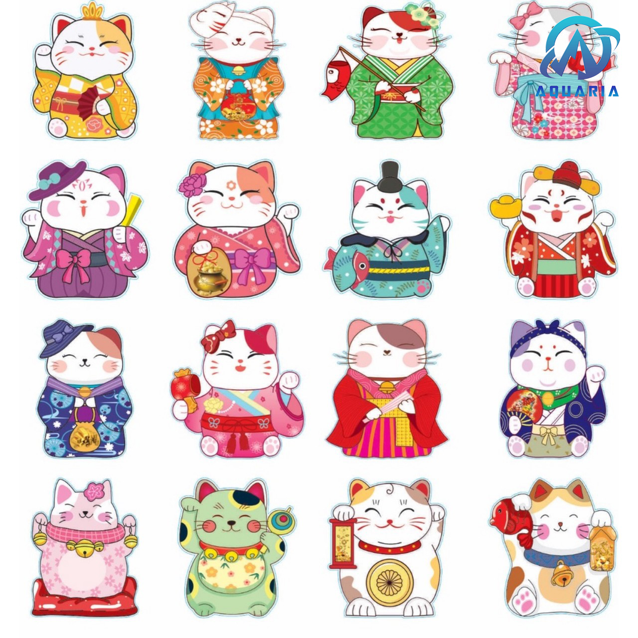 Combo 5 Bao Lì Xì Chibi Mèo Thần Tài Cầu May Mắn Quý Mão 2023 Quà Tặng Đáng Yêu (Được Chọn Mẫu)