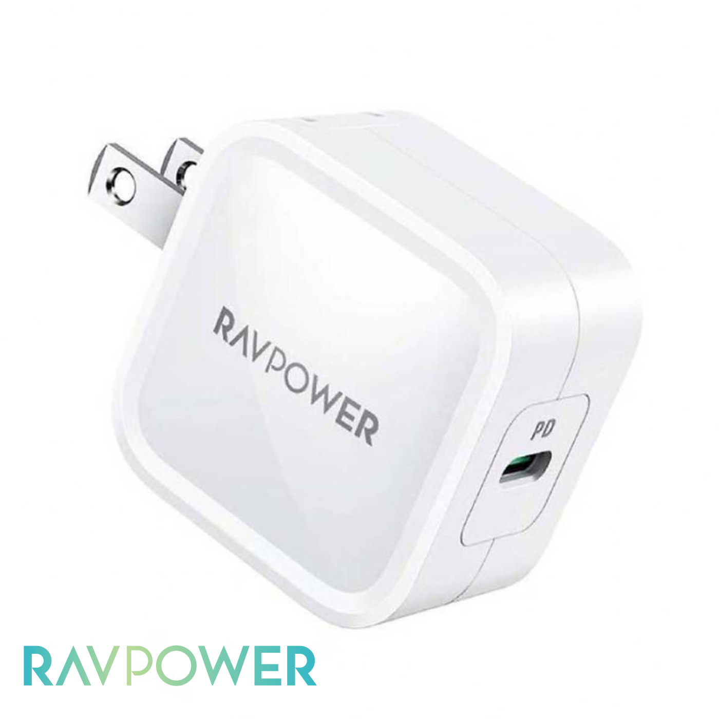 Bộ Củ Sạc Nhanh Type C 30W Cho iPhone 15, iPad Pro, SamSung RAVPower RP-PC120 + Cáp C to C RP-CB047 - Hàng Chính Hãng