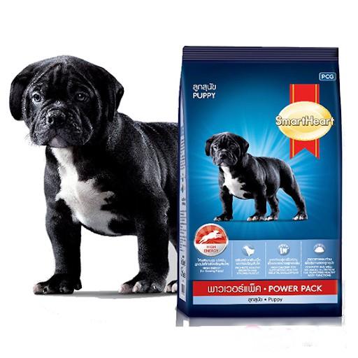 [BAO XÁ 10KG] THỨC ĂN HẠT CHÓ CON TĂNG CƠ BẮP - SMARTHEART POWER PACK PUPPY - THÁI LAN